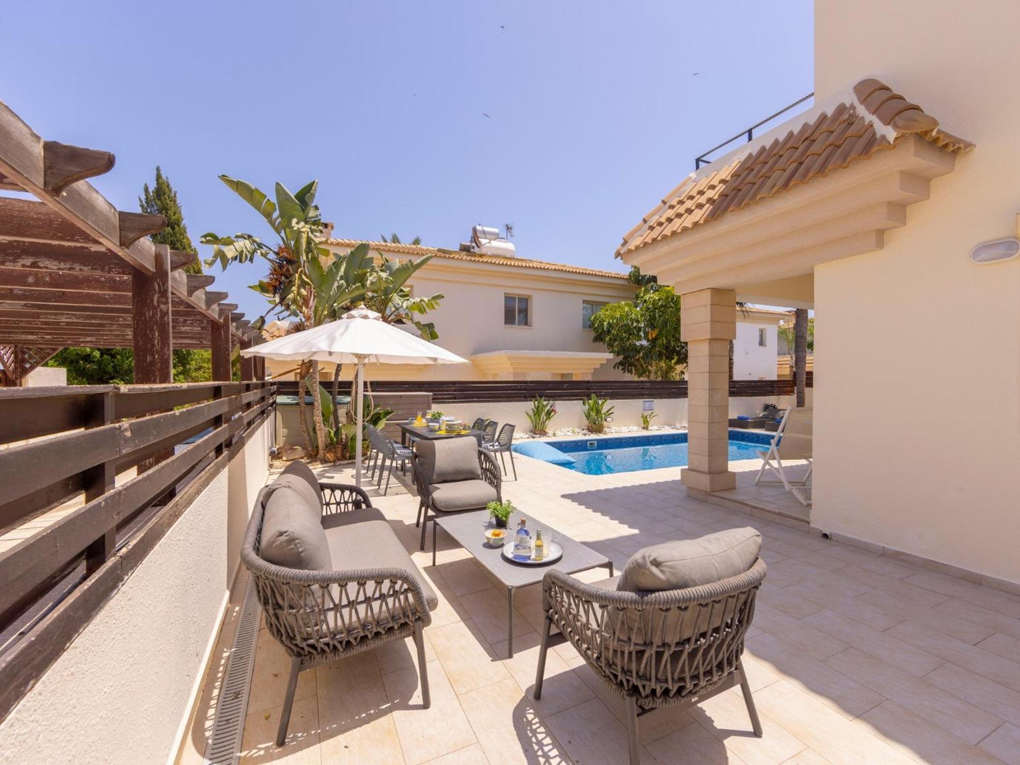 Villa Malama Паралимни Экстерьер фото