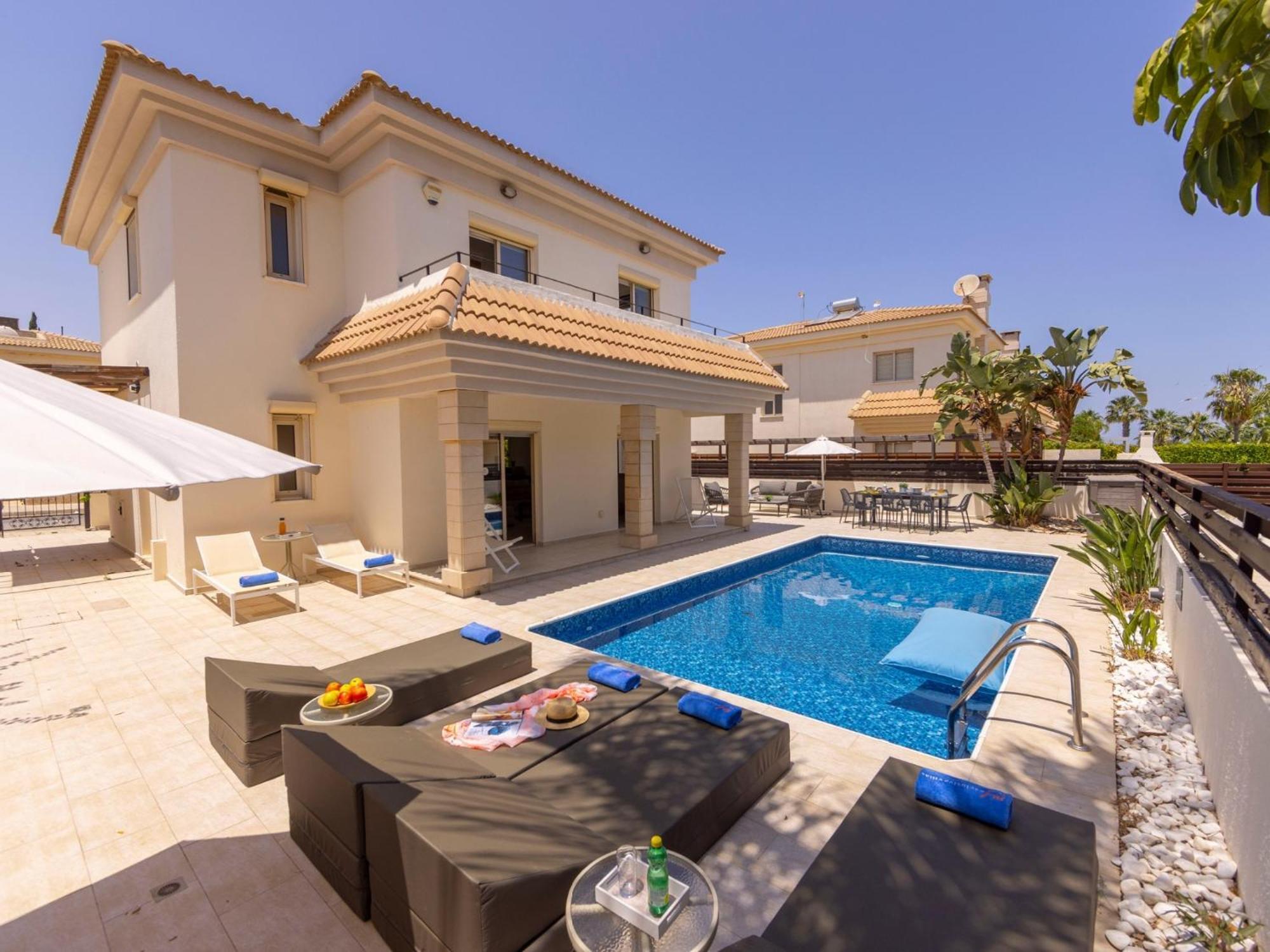Villa Malama Паралимни Экстерьер фото